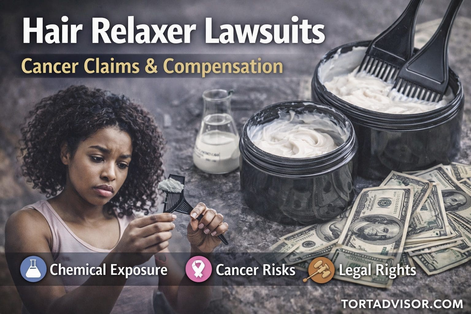 Hair Relaxer Lawsuit Cancer Claims and Compensation Guide Hair relaxer lawsuit involving cancer claims and compensation for chemical hair straightener exposure