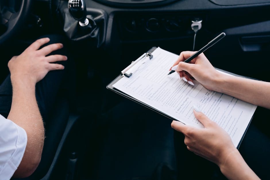 motor vehicle accident report