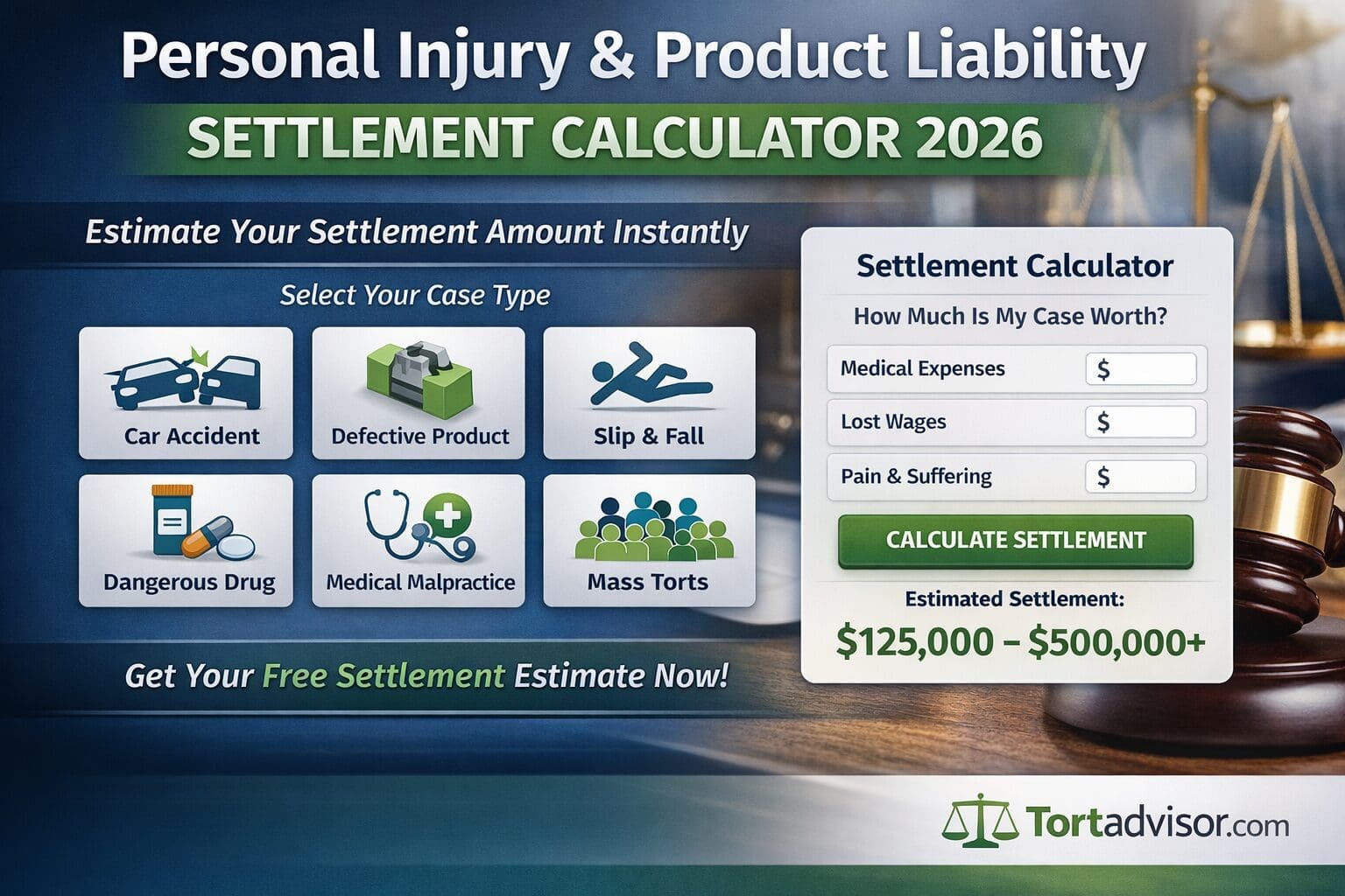 Personal Injury Settlement Calculators 2026 personal injury settlement calculators 2026