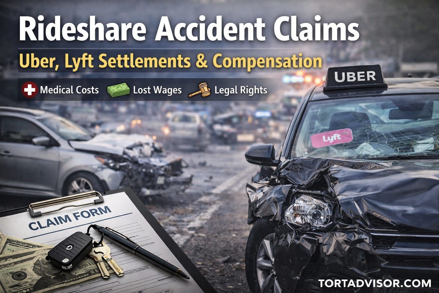 Rideshare accident lawsuit: Uber and Lyft compensation and injury claims guide