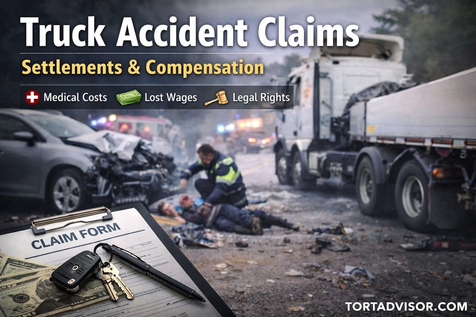 Truck Accident Claims and Compensation Guide Semi-truck accident lawsuit: 18-wheeler crash liability and compensation guide