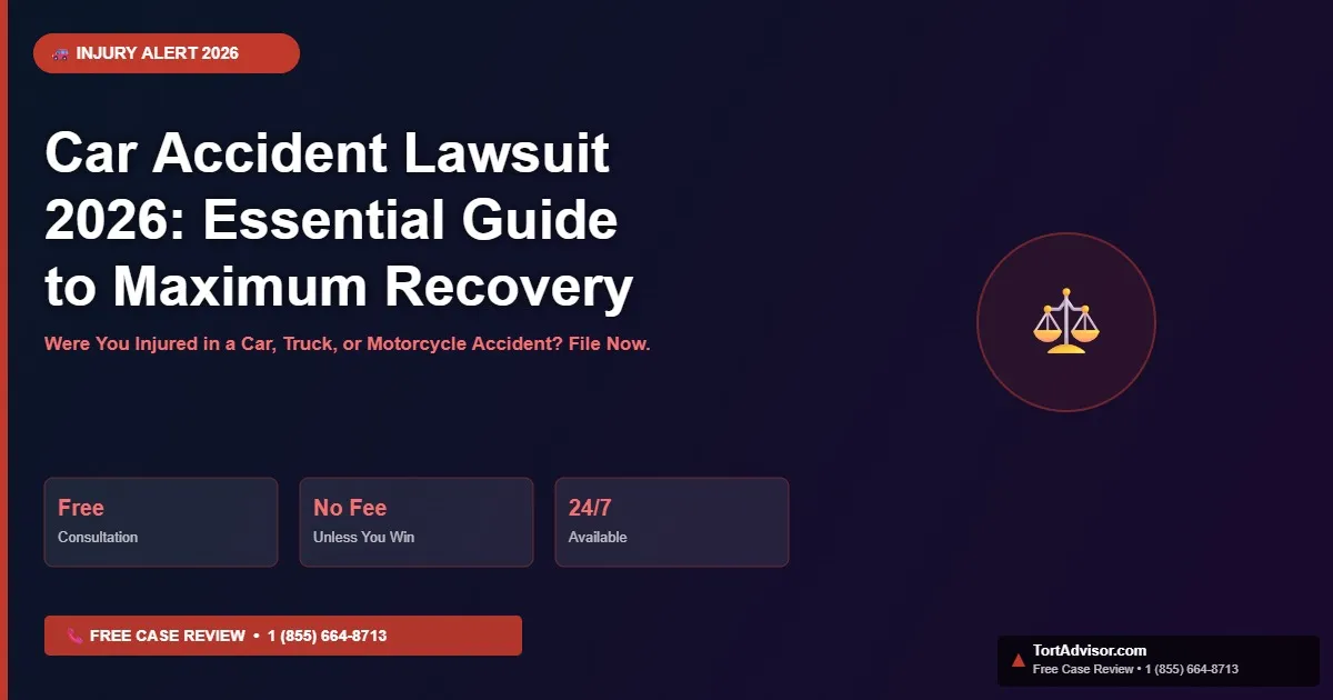 car accident lawsuit 2026