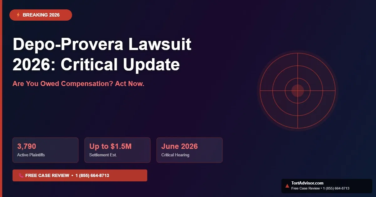 Depo-Provera Lawsuit 2026: Critical Update & Case Status Depo-Provera lawsuit 2026