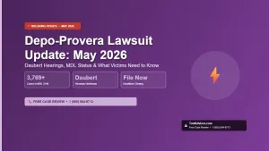 Depo-Provera Lawsuit Update May 2026: Daubert Hearings and MDL Status