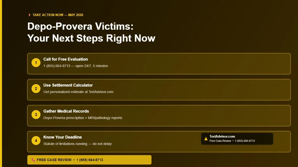 Depo-Provera victims next steps to file lawsuit 2026 depo-provera lawsuit update may 2026