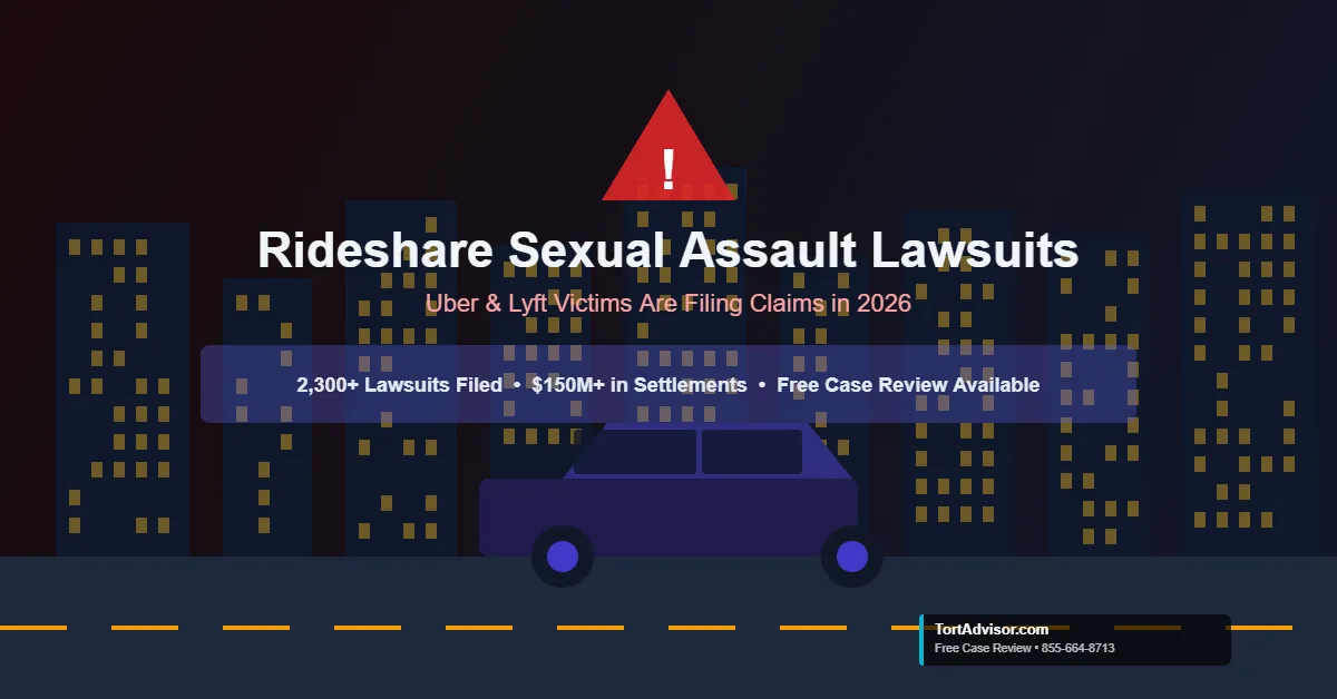 rideshare sexual assault lawsuit 2026