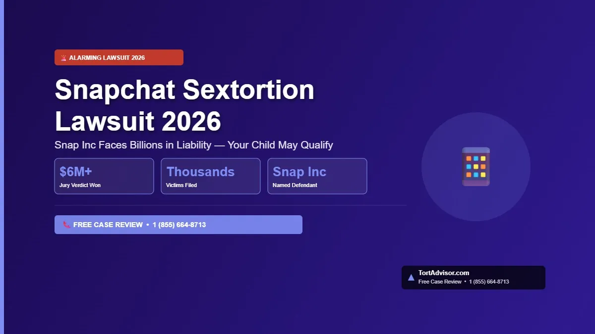 Snapchat Sextortion Lawsuit 2026 — Snap Inc Child Exploitation Claims snapchat sextortion lawsuit 2026