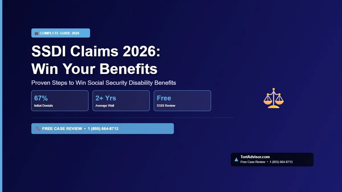 SSDI Claims 2026 — Complete Guide to Winning Disability Benefits SSDI claims 2026