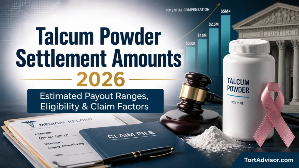 Talcum Powder Settlement Amounts 2026: Average Payouts, Tiers & Case Value