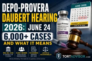 Depo-Provera Daubert Hearing 2026: June 24 Date, 6,000 Cases and What It Means 11 Depo-Provera Daubert Hearing 2026: June 24 Date, 6,000 Cases and What It Means