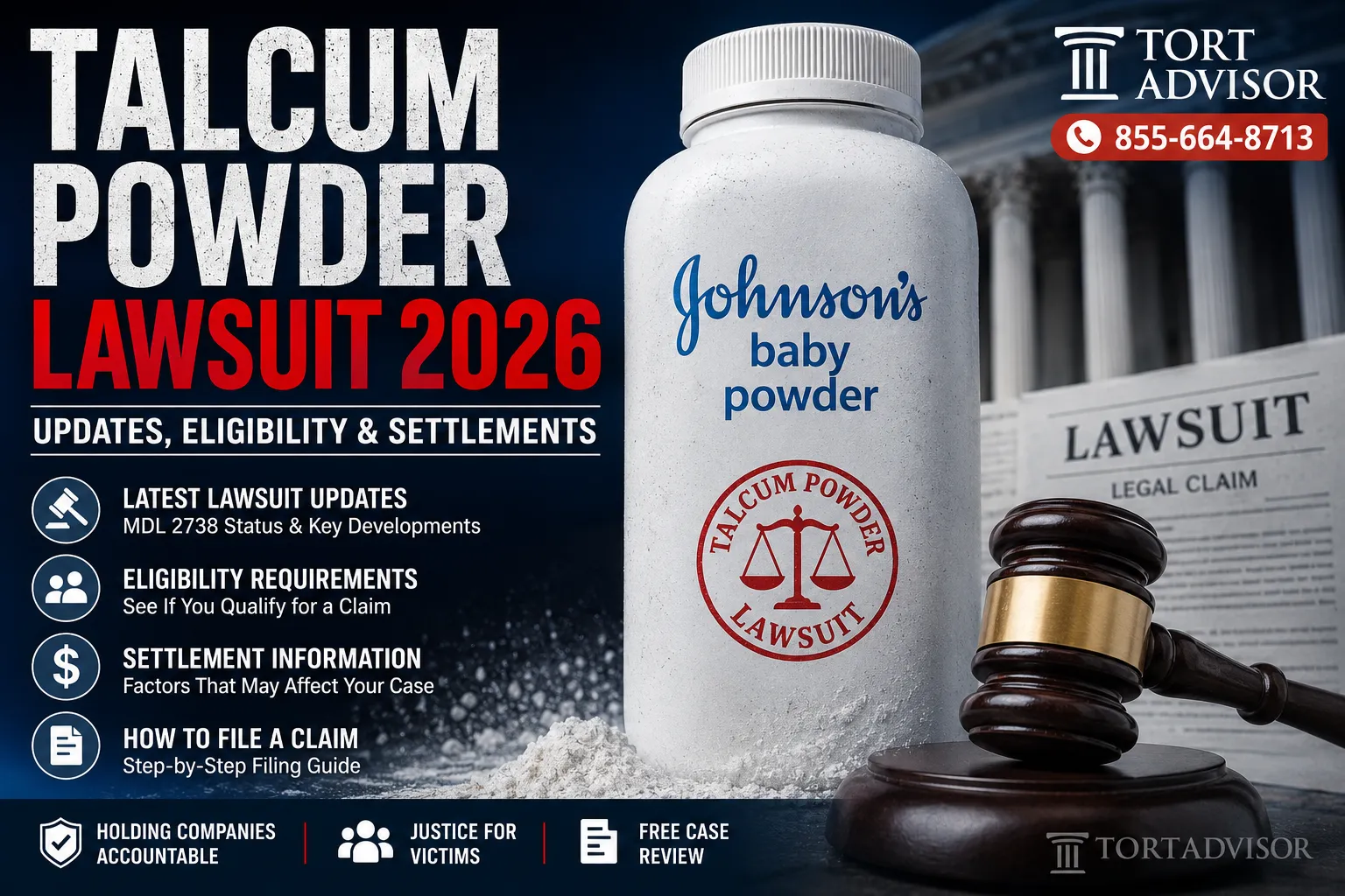 Talcum Powder Lawsuit 2026 – Johnson & Johnson Litigation Guide Talcum powder lawsuit statute of limitations by state: filing deadline guide