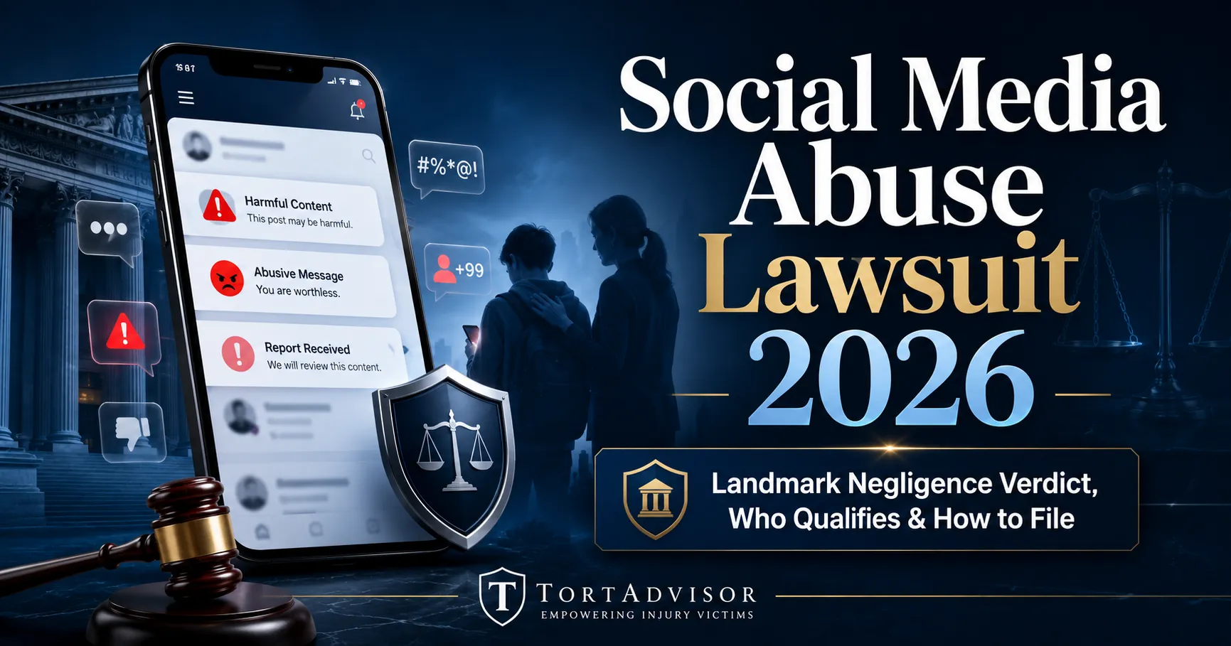 Social Media Abuse Lawsuit 2026 landmark negligence verdict and claim eligibility