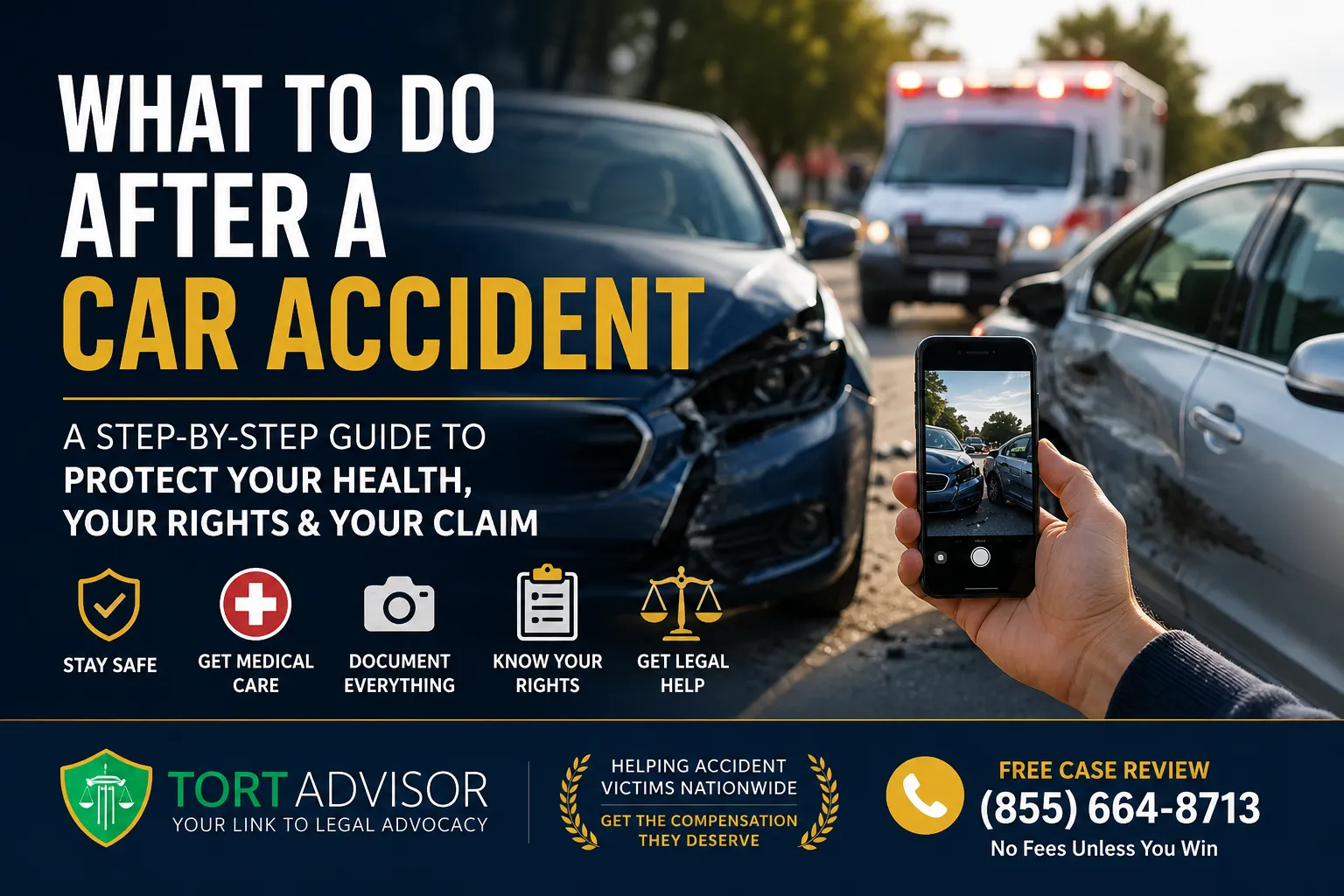 What to Do After a Car Accident 2026 What to do after a car accident: safety, medical care, evidence and legal claim steps